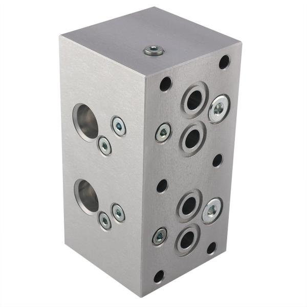 Hydraulic Valve Engineer Manifold Aluminum Stainless Steel CNC Machining Services