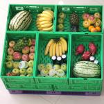 Foldable Stackable Storage Bins Collapsible Moving Crate 600x400x52mm 40L