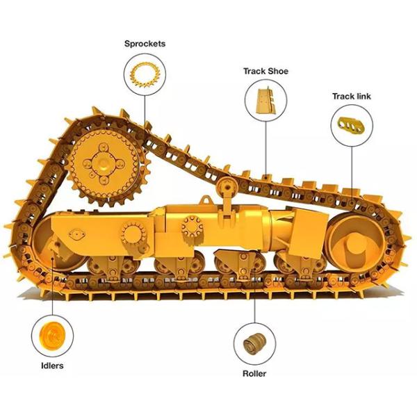 40mn2 Track Shoes Ass'y Hydraulic Line Boring Machine for Ex200 Pc200 Mini Excavator
