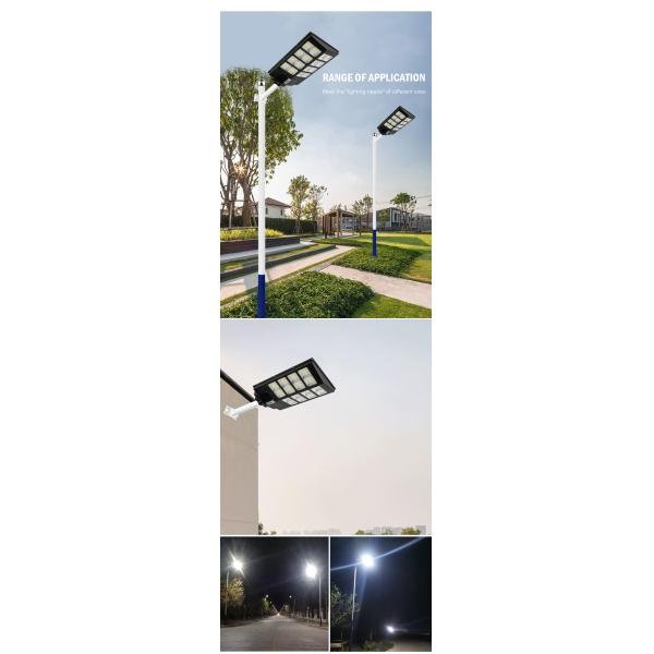 Outdoor All In One Integrated Solar Street Light IP65 Waterproof ABS Housing