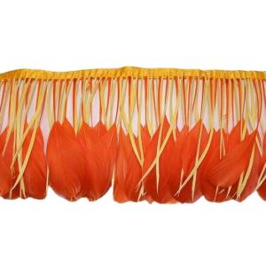 China Home Party Decoration Goose and Biot Feather Fringe Trim with Wire Accessory wholesale