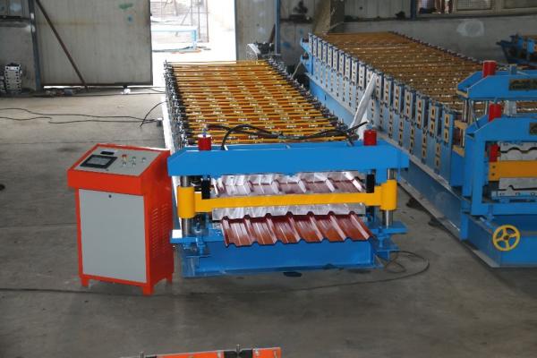 Quality Steel  Sheet Roll Forming Machine PPGI GI IBR Trapezoid , Roof Sheet Rolling Machines for sale