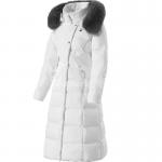 China Women'S Hooded Down Jacket Long Puffer Coat With Removable Faux Windproof wholesale
