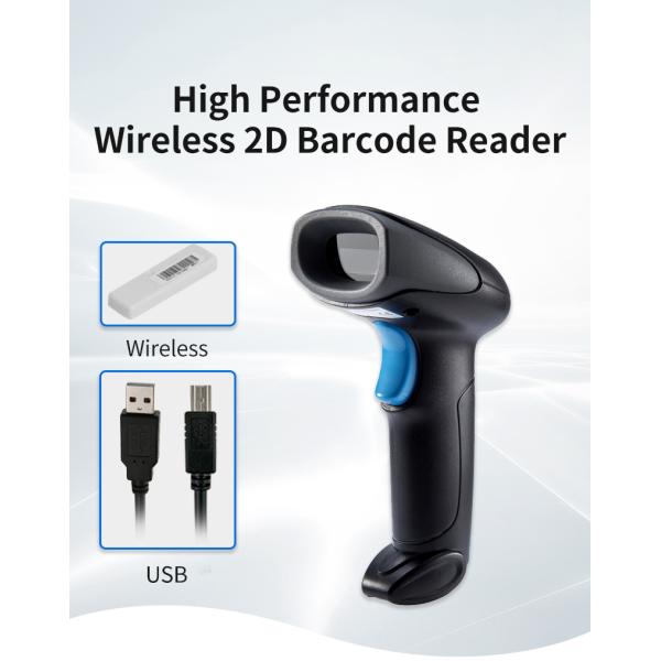 Handheld 1D Laser CCD Qr Code Supermarket Inventory Reader