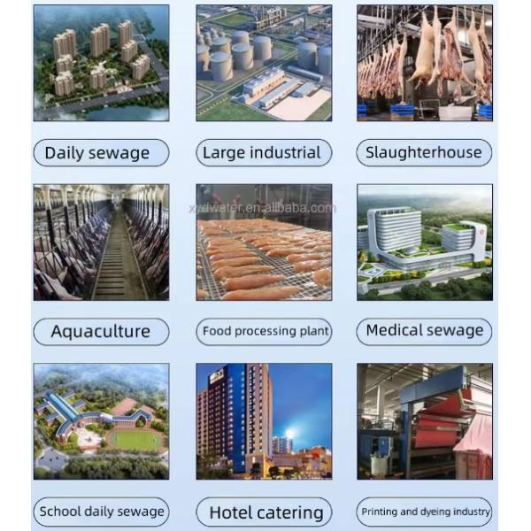 Underground FRP Fiberglass Septic Tank Various Capacity Customized Finished FRP Purification Treatment