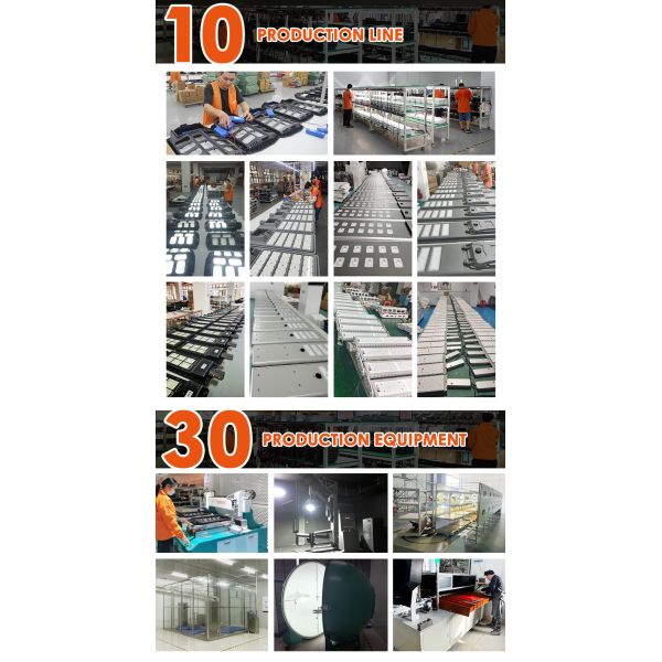 Garden Road SMD All In One Integrated Solar Street Light Outdoor Waterproof IP65 ABS 300W 400W 500W