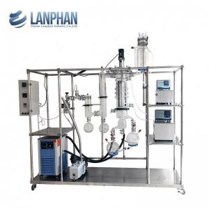 China Wiped Film Distillation Equipment Thc Short Molecular 450 RPM Electric wholesale