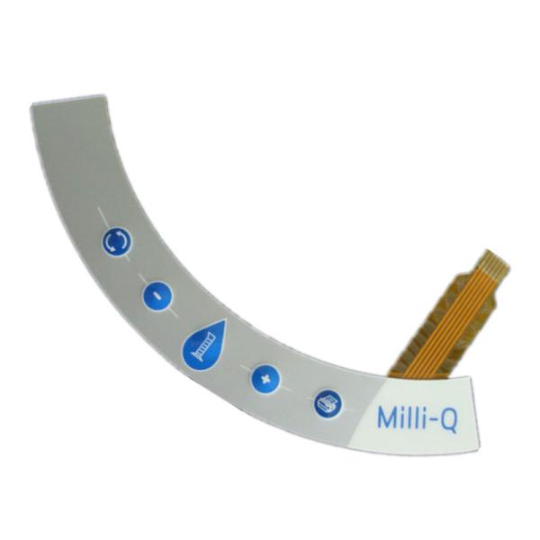 PET Tactile Membrane Switch Keyboards With FPC Circuit And 3M Adhesive