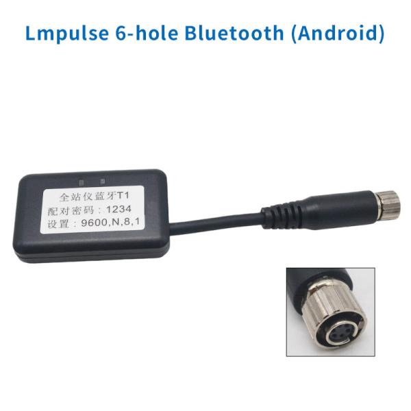 Bluetooth Adapter for TOP CON Total Station 6 Pin 6 Hole with Charger and cable Android and iOS Systems