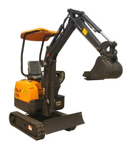 Garden 1.6T Mini Crawler Excavator Machine Displacement 23.3 L / Min