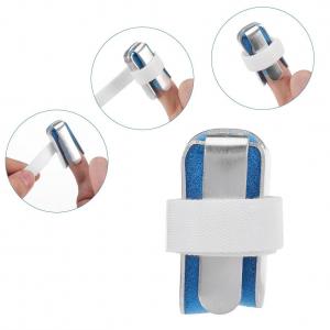 China Finger brace for arthritis several types available metal finger splint blue color on sale
