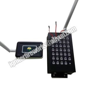 China Mobile Control 34 Cues 200m 12V Wireless Fireworks System wholesale