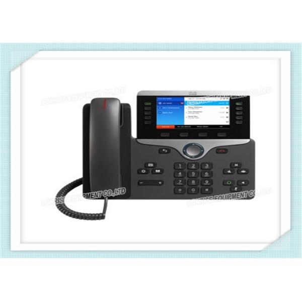 Wall Mountable Cisco IP Phone CP-8861-K9 With Headset Auto - Answer Agent Greeting