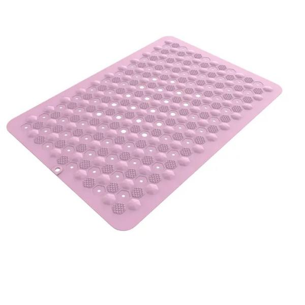 Practical Rectangular Suction Shower Mat , Gorilla Grip Patented Shower And Bath Mat