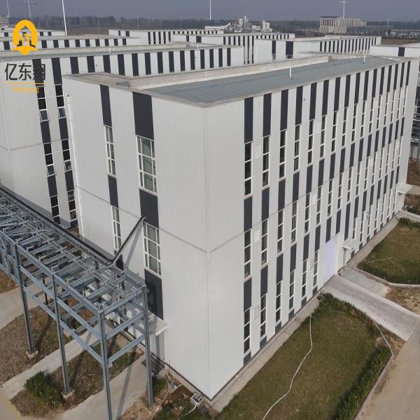 Customized Steel Structure Warehouse With Single Steel Or Sandwich Panel Wall Cladding And Customized Logo