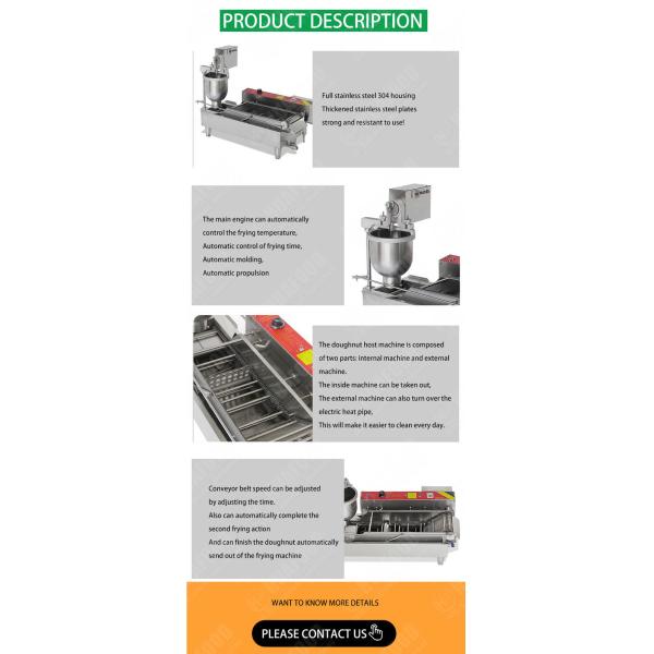 Donuts Maker 3 Layer Automatic Food Processing Machines