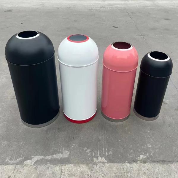 Hot Sale Wholesale Competitive Price Round High-Capacity Trash Bin Top Open Bullet Trash Can