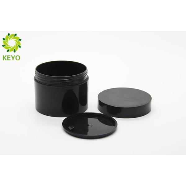 150g Thick Wall Body Butter Jars Round Black PP Plastic Body Polish Containers