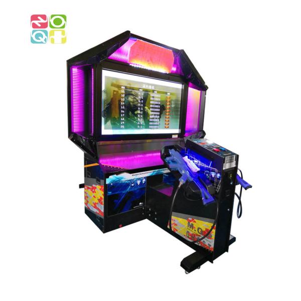 Amusement Simulating Shooting Arcade Machine Coin Operated With 55 Inch LCD