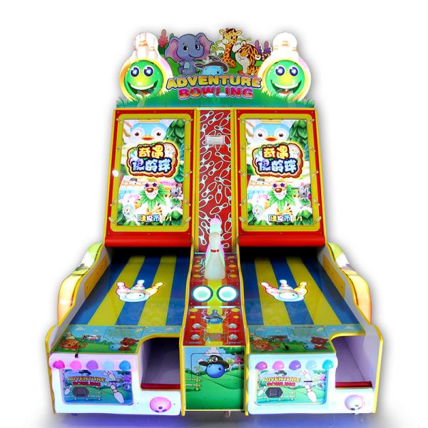 Funny 42 Inch Arcade Cricket Bowling Machine Game For Supermarket