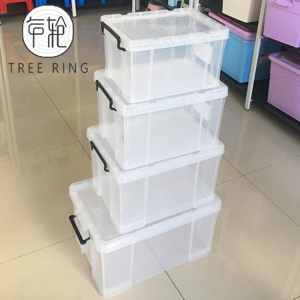 Lightweight Collapsible Plastic Crate Stackable 700 * 480 * 380mm 100 Litre