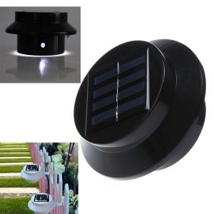 China Solar fence Roof Gutter Garden Wall Lamp Path Lighting wholesale