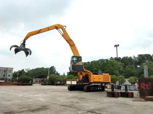 Electric Motor 42 Ton Material Handling Machine Diesel Engine Crawler Material Handler