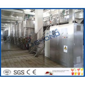 Skid Frame SUS304 Dairy Industrial Yogurt Making Machine small scale