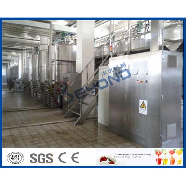 Skid Frame SUS304 Dairy Industrial Yogurt Making Machine small scale