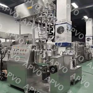 SUS304/316L 500L Face Cream Making Machine Vacuum Homogenizer