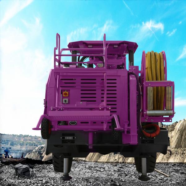 Rock Drilling Rig 360Degree Rotary Borehole Underground Jumbo Drilling Rig Machine