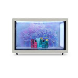 China 55in 400nits Transparent LCD Advertising Player 200W wholesale