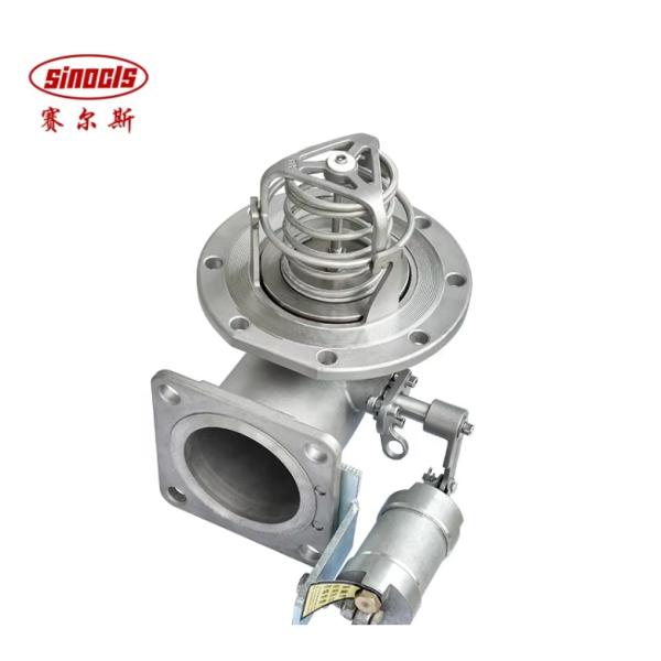 Nozzle Stainless Steel Subsea Valve for Chemical Tank Truck Opening Method Manual/Pneumatic