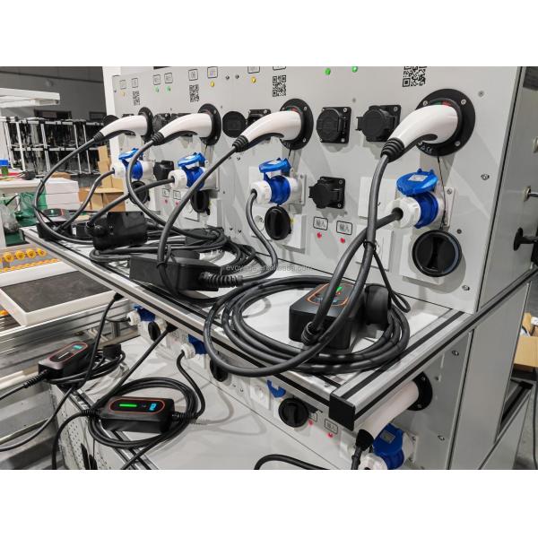 AU Plug Portable EV Charger 10A 15A Type 1 Type 2 Electric Car Charger With LCD Display