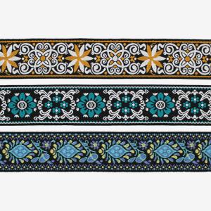 China OEKO TEX 5cm Jacquard Polyester Webbing Strap For Clothes wholesale