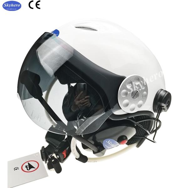 En 966 Standard Powered Paragliding Helmet Noise Cancel Paramotor Helmet Color Red Black White Blue Paramotor