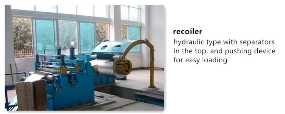 High Speed GI / Aluminum / Steel Coil Slitting Line With Cold Rolled Sheet Thickness 0.3- 2.0mm