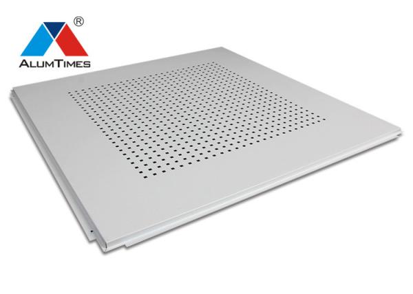 Quality Aluminum Alloy Lay In Ceiling Panels Tile With 1.0mm Thickness 603×603mm for sale