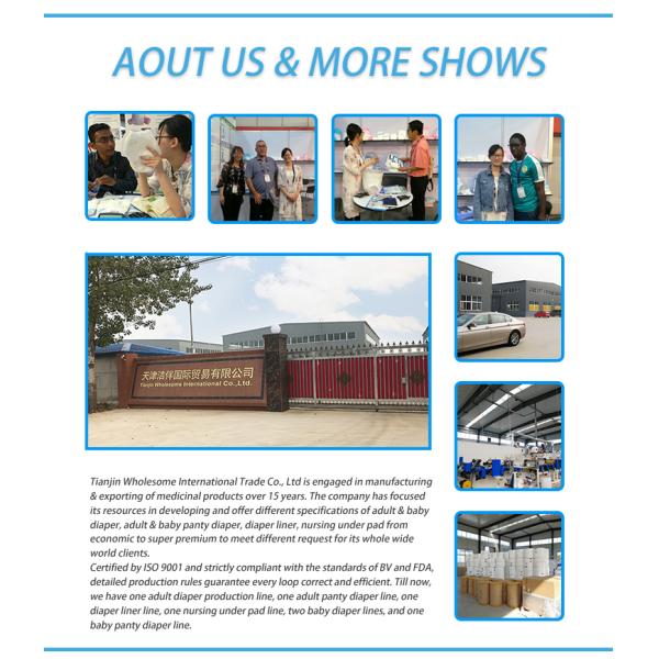 OEM ODM Accepted Ultra Thick Super High Absorbent Adult Diaper Pants for Women and Men