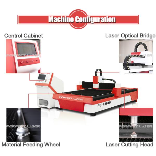 500W Fiber Steel Plate Laser Cutting Machine 40 Meter /Min For Metal Stainless Iron Brass