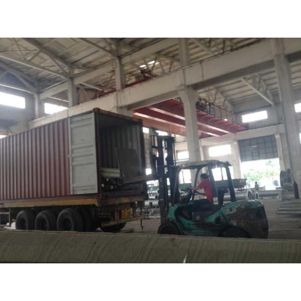 Flange Connected Single Circuit Steel Power Pole Power Distribution Poles