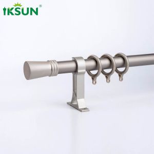 Buy cheap 1.1" Decorative Metal Curtain Rods , Electrophoresis Window Curtain Pipe OEM from wholesalers