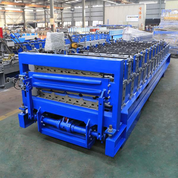 Quality Industrial Double Layer Roof Panel Roll Forming Machine High Efficiency for sale