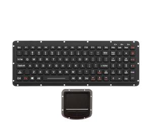 Silicone Rugged Laptop Keyboard With Touchpad EMC Keyboard