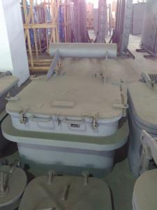 Customized Round Angles Marine Steel Hatch Cover Crude Oil Tanker Hatch Cover