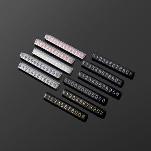 GBP Large 9*6mm Black Transparent Jewellery price cubes