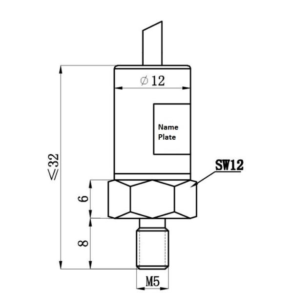 PPM-S312B Miniature Pressure Sensor for Oil Liquid