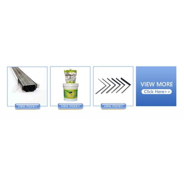 2024 Aluminum Spacer Georgian Bar Uv Shine Gold Flower Cross Connector for Easy Installation