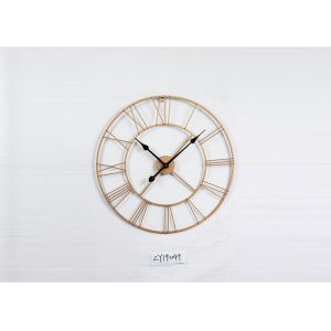 China Beautiful 12 Hours Display Round 80CM Metal Wall Art Clock wholesale