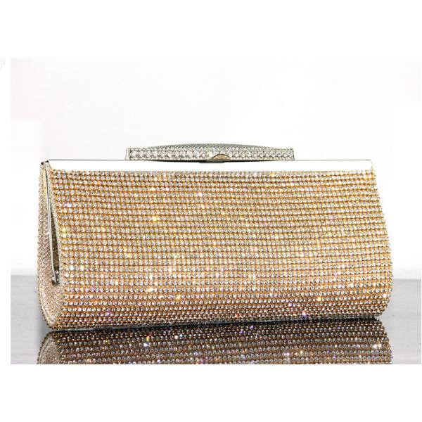 2019 new diamond-encrusted bag rhinestone lady clutch bride wedding banquet dinner party bag handbag for women